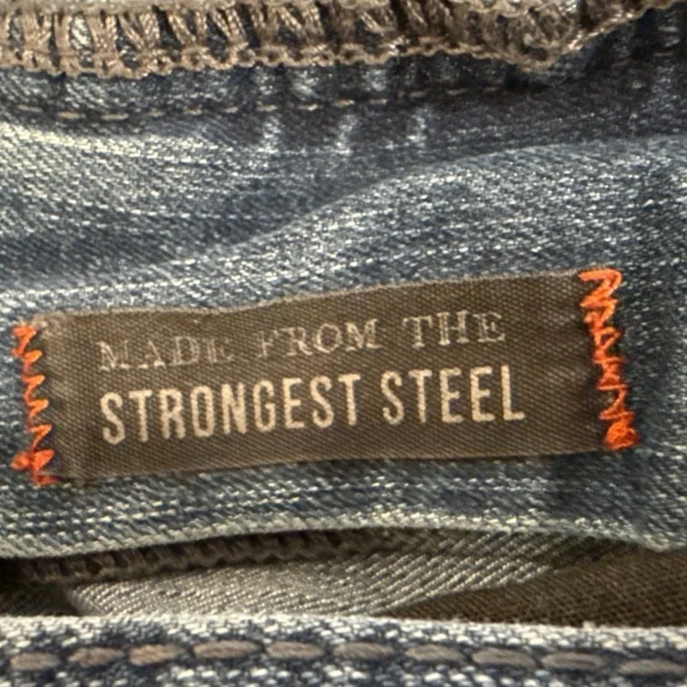 AXEL‎ BRAND Mens Slim Straight Blue Wash Denim Jeans W36 L32